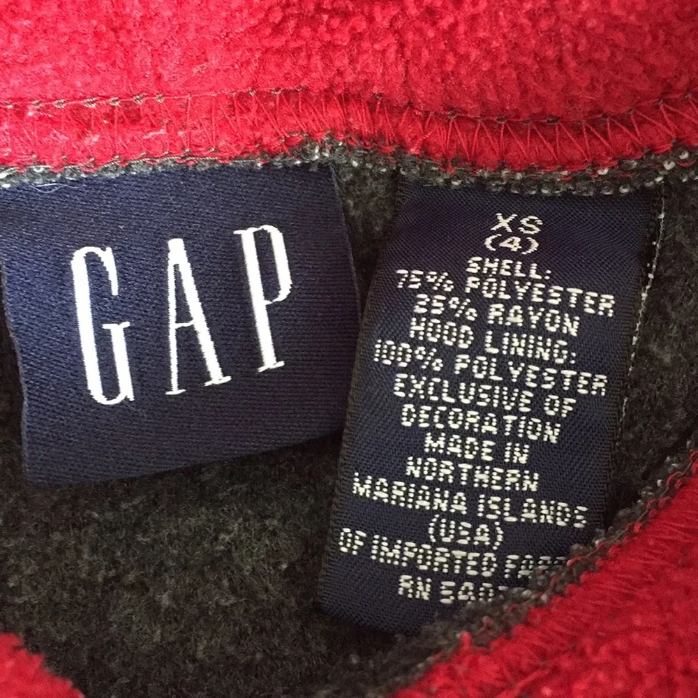 Gap Fleece Gray Boy Hoodie Size XS (4)